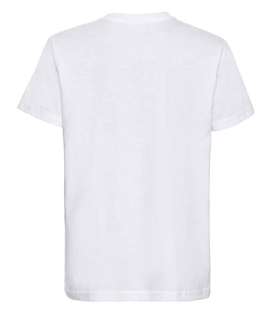 Russell Kids Slim T-Shirt in by Russell — Custom branded clothing by Print Press, featuring premium embroidery produced in our specialist print lab in the UK.