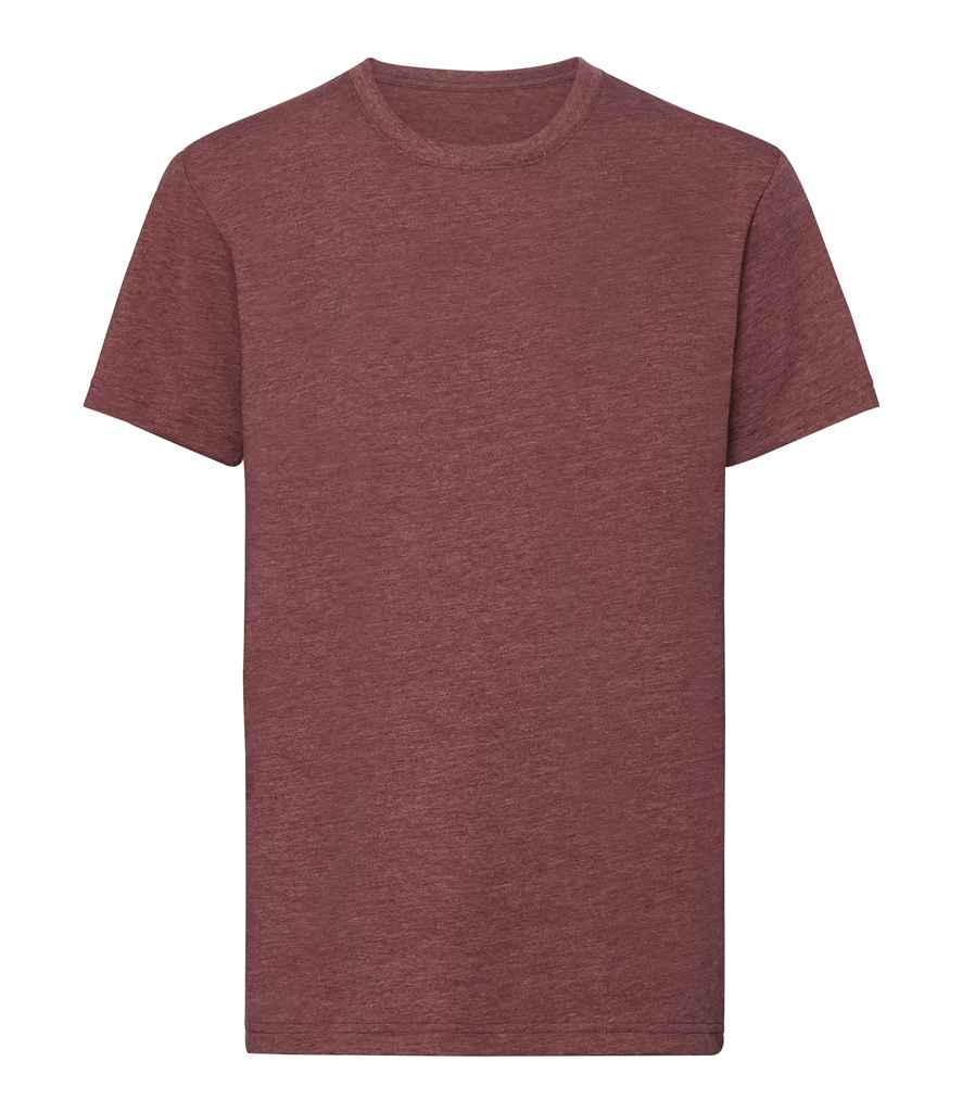 Russell Kids HD T-Shirt in Maroon Marl by Russell — Custom branded clothing by Print Press, featuring premium embroidery produced in our specialist print lab in the UK.