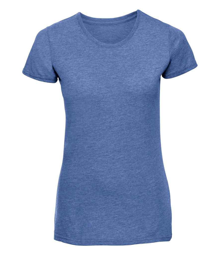 Russell Ladies HD T-Shirt in Blue Marl by Russell — Custom branded clothing by Print Press, featuring premium embroidery produced in our specialist print lab in the UK.