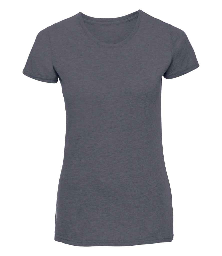 Russell Ladies HD T-Shirt in Convoy Grey by Russell — Custom branded clothing by Print Press, featuring premium embroidery produced in our specialist print lab in the UK.