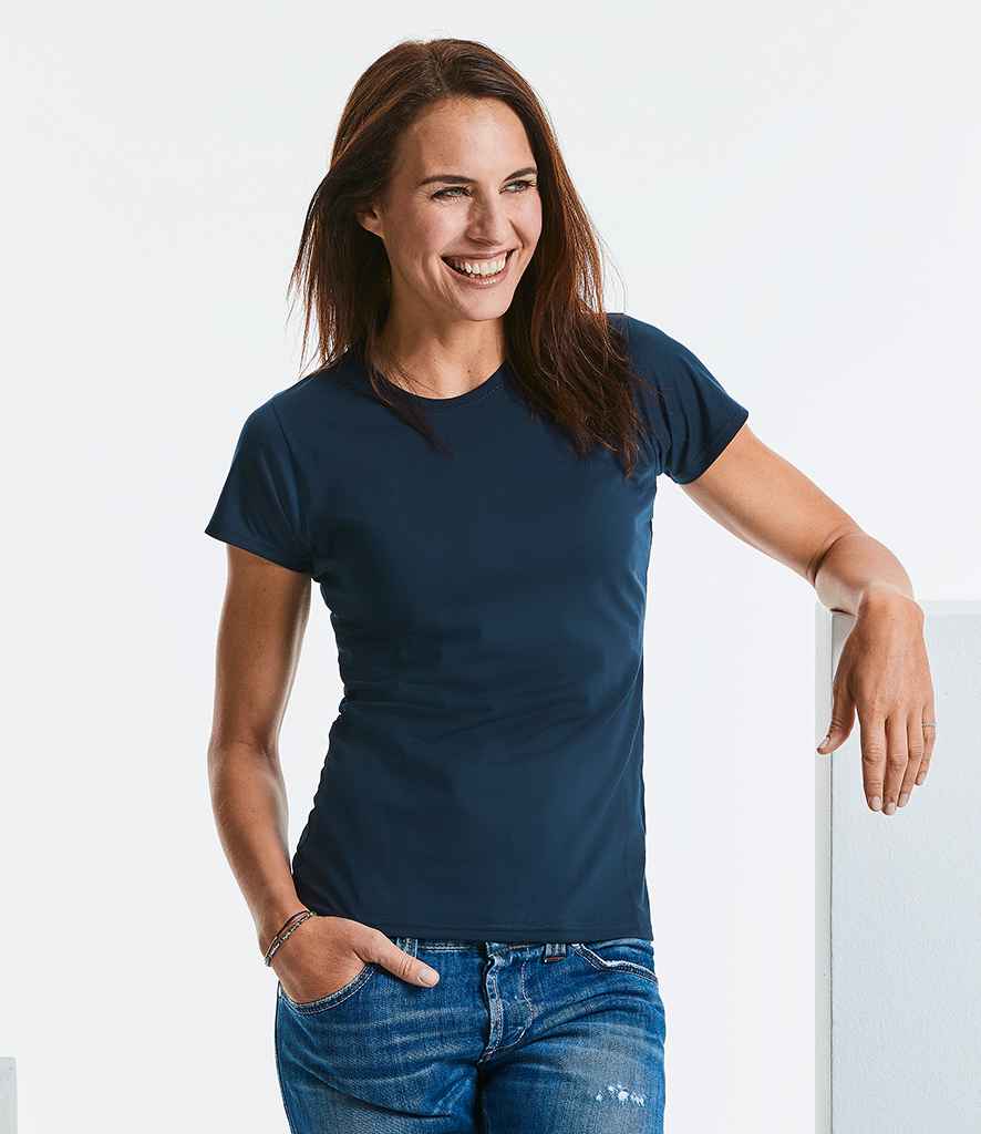 Russell Ladies HD T-Shirt in by Russell — Custom branded clothing by Print Press, featuring premium embroidery produced in our specialist print lab in the UK.