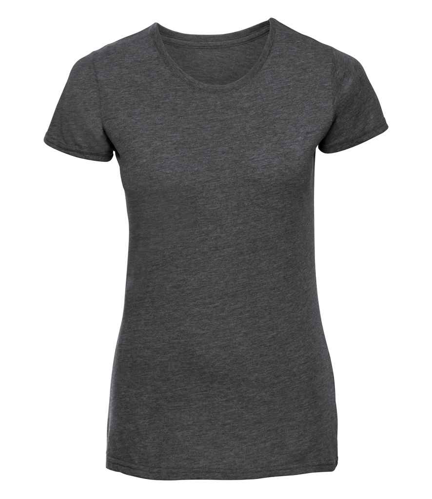 Russell Ladies HD T-Shirt in Grey Marl by Russell — Custom branded clothing by Print Press, featuring premium embroidery produced in our specialist print lab in the UK.