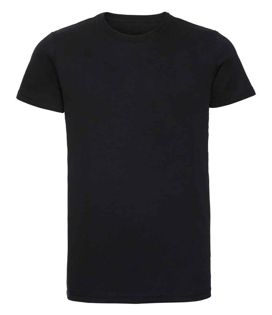 Russell HD T-Shirt in Black by Russell — Custom branded clothing by Print Press, featuring premium embroidery produced in our specialist print lab in the UK.