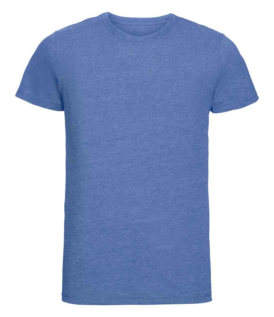Russell HD T-Shirt in Blue Marl by Russell — Custom branded clothing by Print Press, featuring premium embroidery produced in our specialist print lab in the UK.
