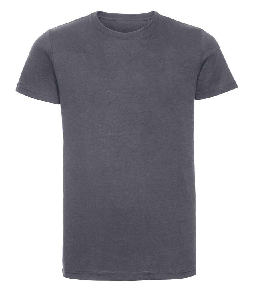 Russell HD T-Shirt in Convoy Grey by Russell — Custom branded clothing by Print Press, featuring premium embroidery produced in our specialist print lab in the UK.