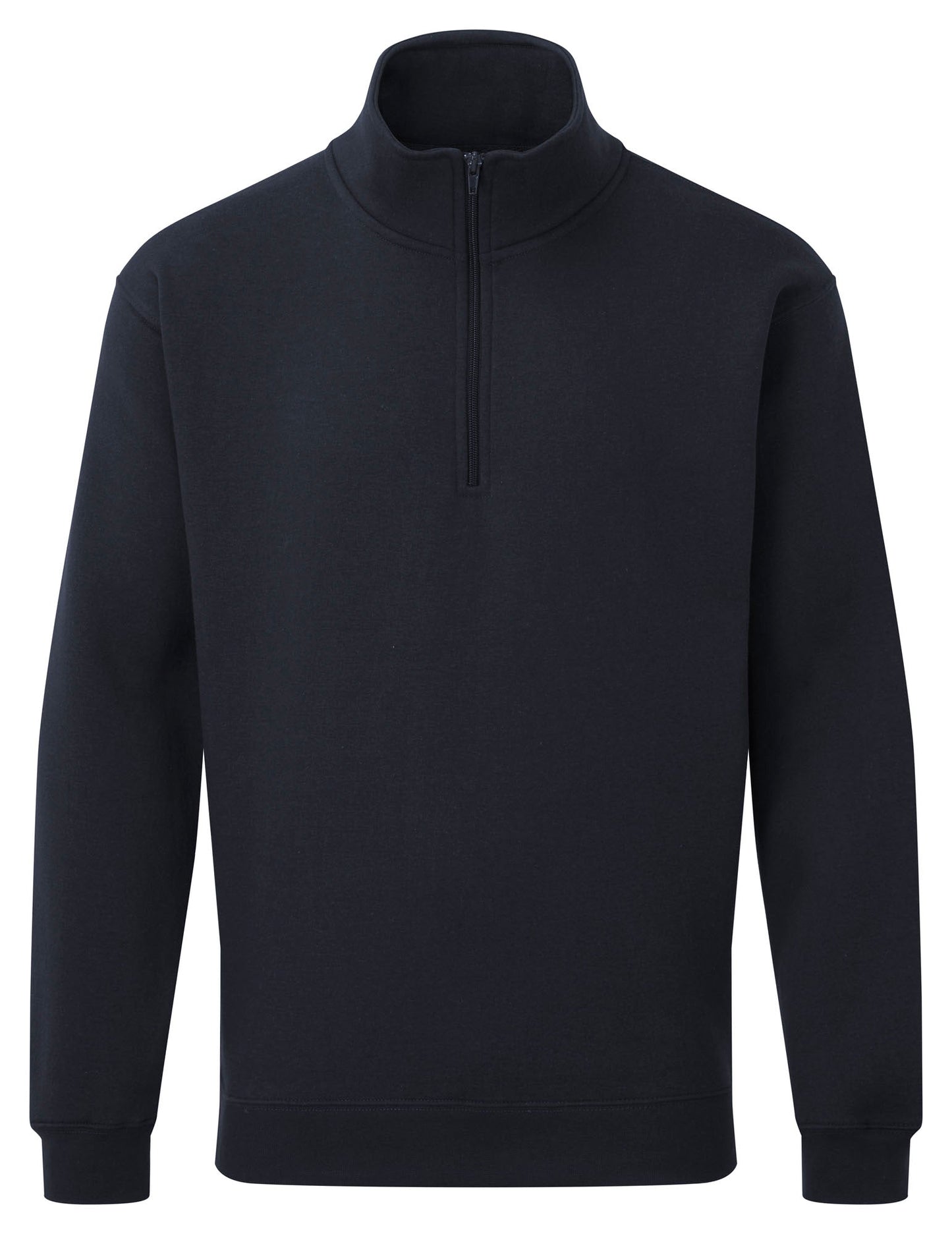 Fort Workforce 1/4 Zip Sweatshirt in NAVY BLUE by FORT — Custom branded clothing by Print Press, featuring premium embroidery produced in our specialist print lab in the UK.