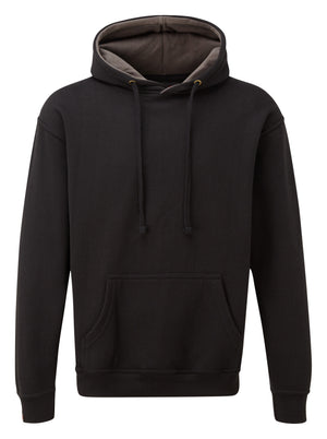 Tuffstuff Hendon Hoodie in BLACK by TUFFSTUFF — Custom branded clothing by Print Press, featuring premium embroidery produced in our specialist print lab in the UK.