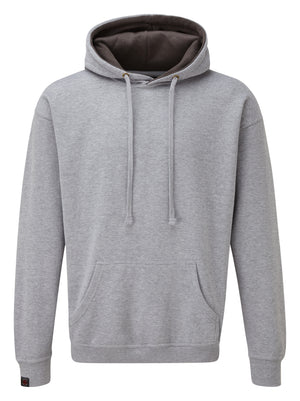 Tuffstuff Hendon Hoodie in GREY by TUFFSTUFF — Custom branded clothing by Print Press, featuring premium embroidery produced in our specialist print lab in the UK.