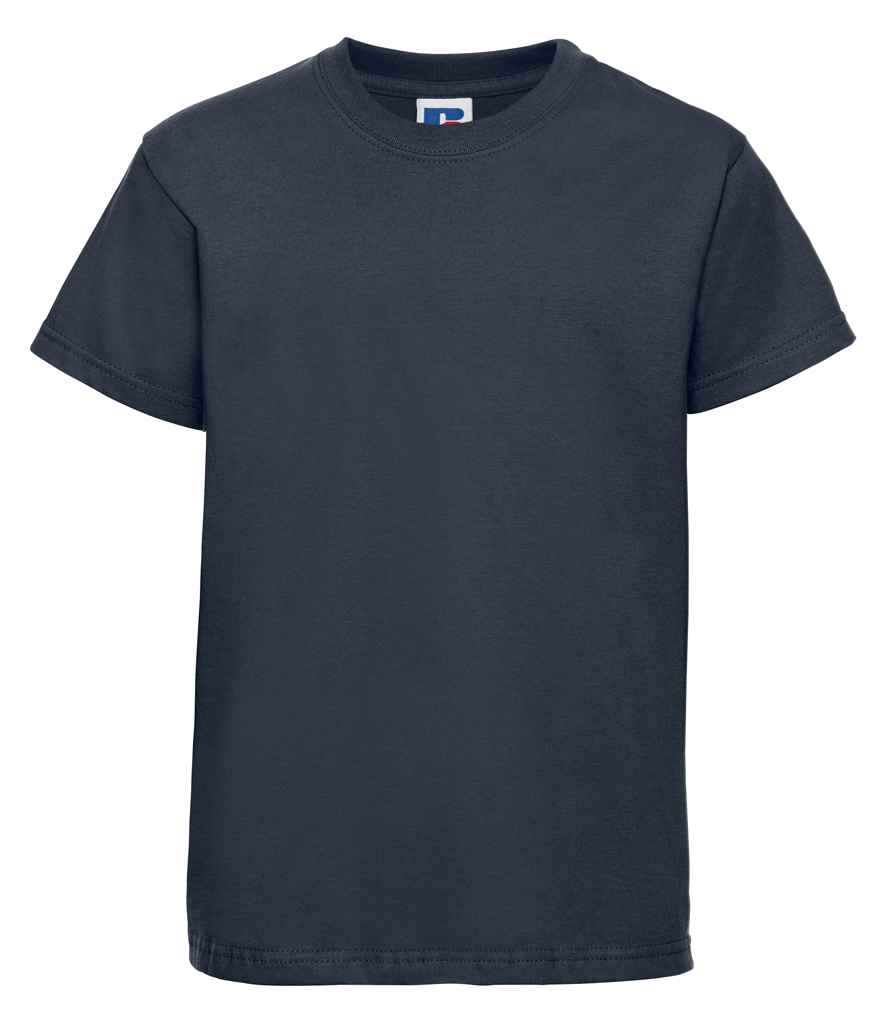 Russell Schoolgear Kids Classic Ringspun T-Shirt in by Russell — Custom branded clothing by Print Press, featuring premium embroidery produced in our specialist print lab in the UK.