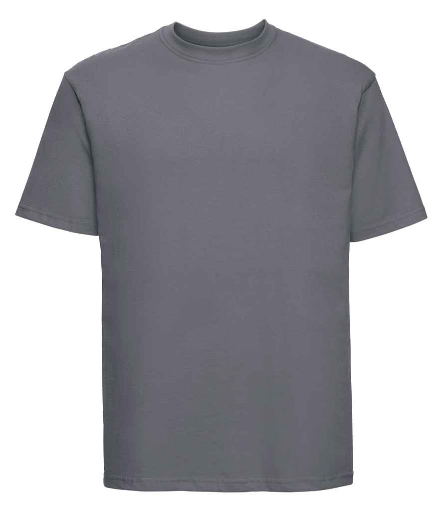 Russell Classic Ringspun T-Shirt in by Russell — Custom branded clothing by Print Press, featuring premium embroidery produced in our specialist print lab in the UK.
