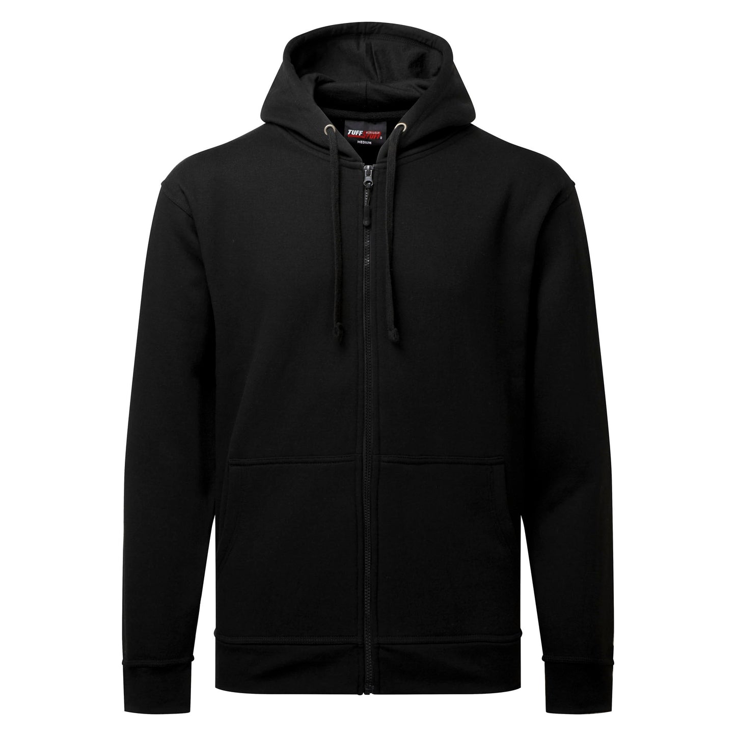 Tuffstuff Pro Work Hoodie in BLACK by TUFFSTUFF — Custom branded clothing by Print Press, featuring premium embroidery produced in our specialist print lab in the UK.