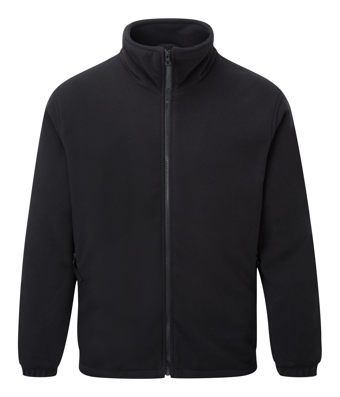 Fort Lomond Fleece Jacket in BLACK by FORT — Custom branded clothing by Print Press, featuring premium embroidery produced in our specialist print lab in the UK.