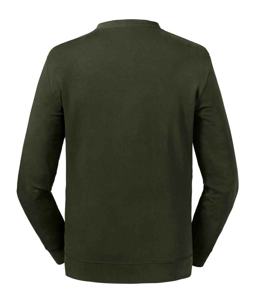 Russell Pure Organic Reversible Sweatshirt in by Russell — Custom branded clothing by Print Press, featuring premium embroidery produced in our specialist print lab in the UK.