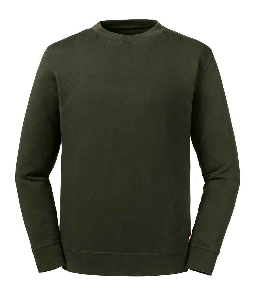 Russell Pure Organic Reversible Sweatshirt in by Russell — Custom branded clothing by Print Press, featuring premium embroidery produced in our specialist print lab in the UK.