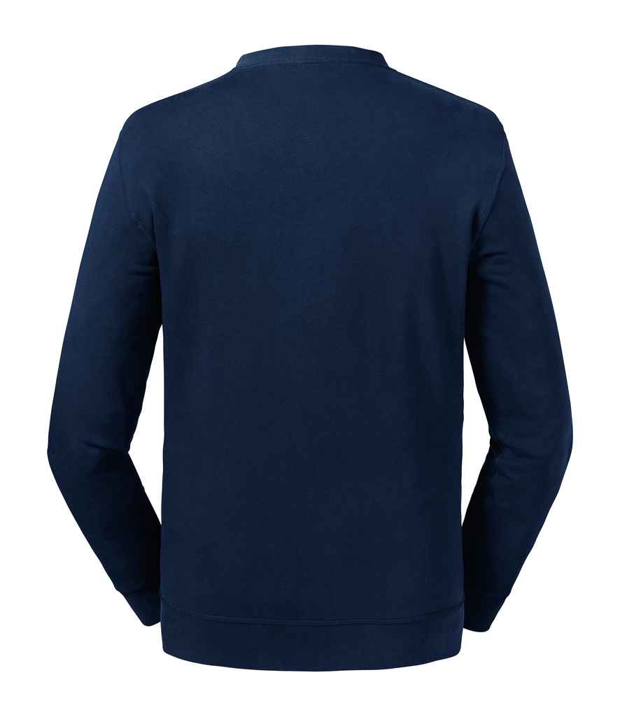 Russell Pure Organic Reversible Sweatshirt in by Russell — Custom branded clothing by Print Press, featuring premium embroidery produced in our specialist print lab in the UK.