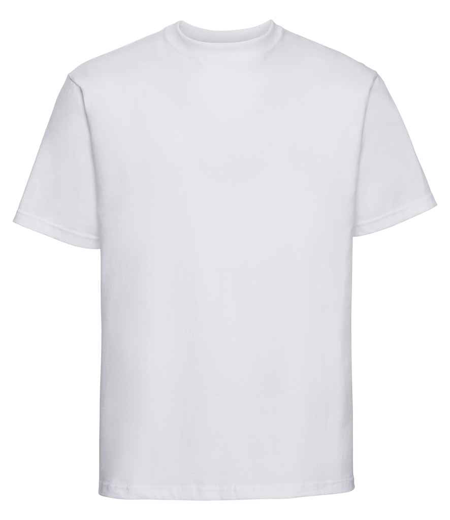 Russell Classic Heavyweight Combed Cotton T-Shirt in by Russell — Custom branded clothing by Print Press, featuring premium embroidery produced in our specialist print lab in the UK.