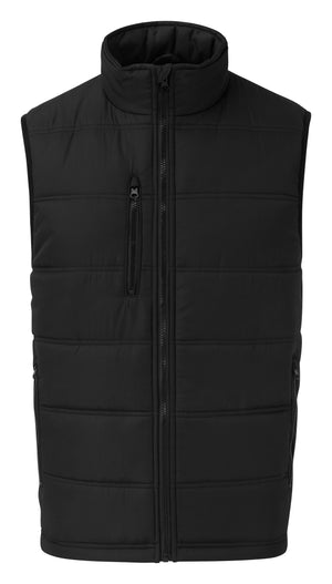 Fort Carlton Bodywarmer in BLACK by FORT — Custom branded clothing by Print Press, featuring premium embroidery produced in our specialist print lab in the UK.