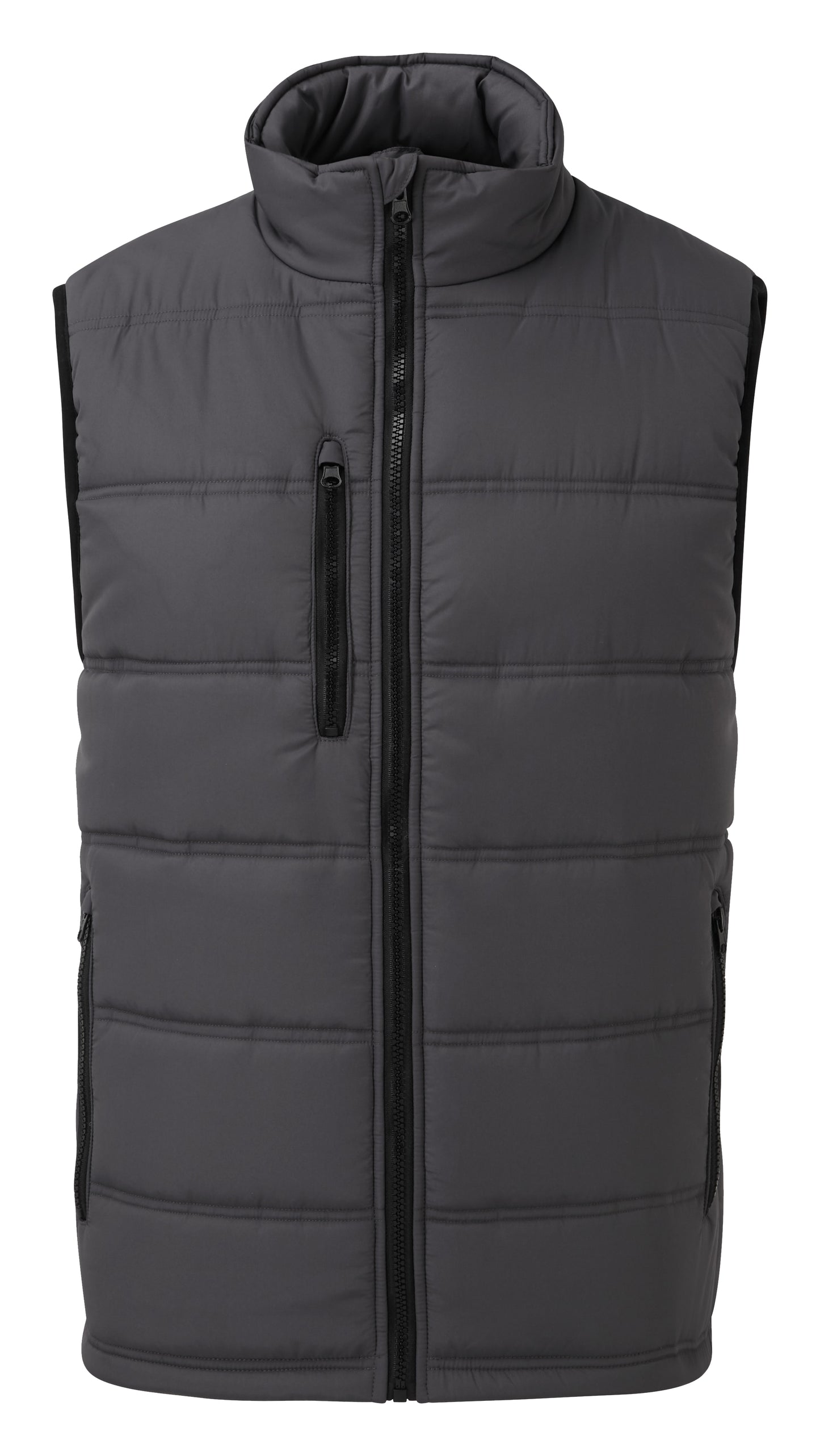 Fort Carlton Bodywarmer in GREY by FORT — Custom branded clothing by Print Press, featuring premium embroidery produced in our specialist print lab in the UK.