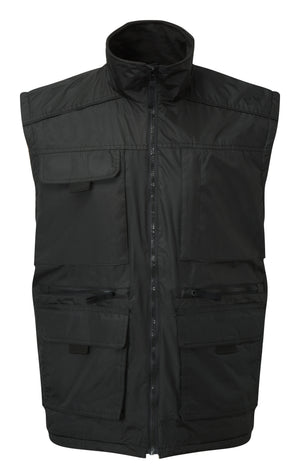 Fort Lincoln Bodywarmer in BLACK by FORT — Custom branded clothing by Print Press, featuring premium embroidery produced in our specialist print lab in the UK.