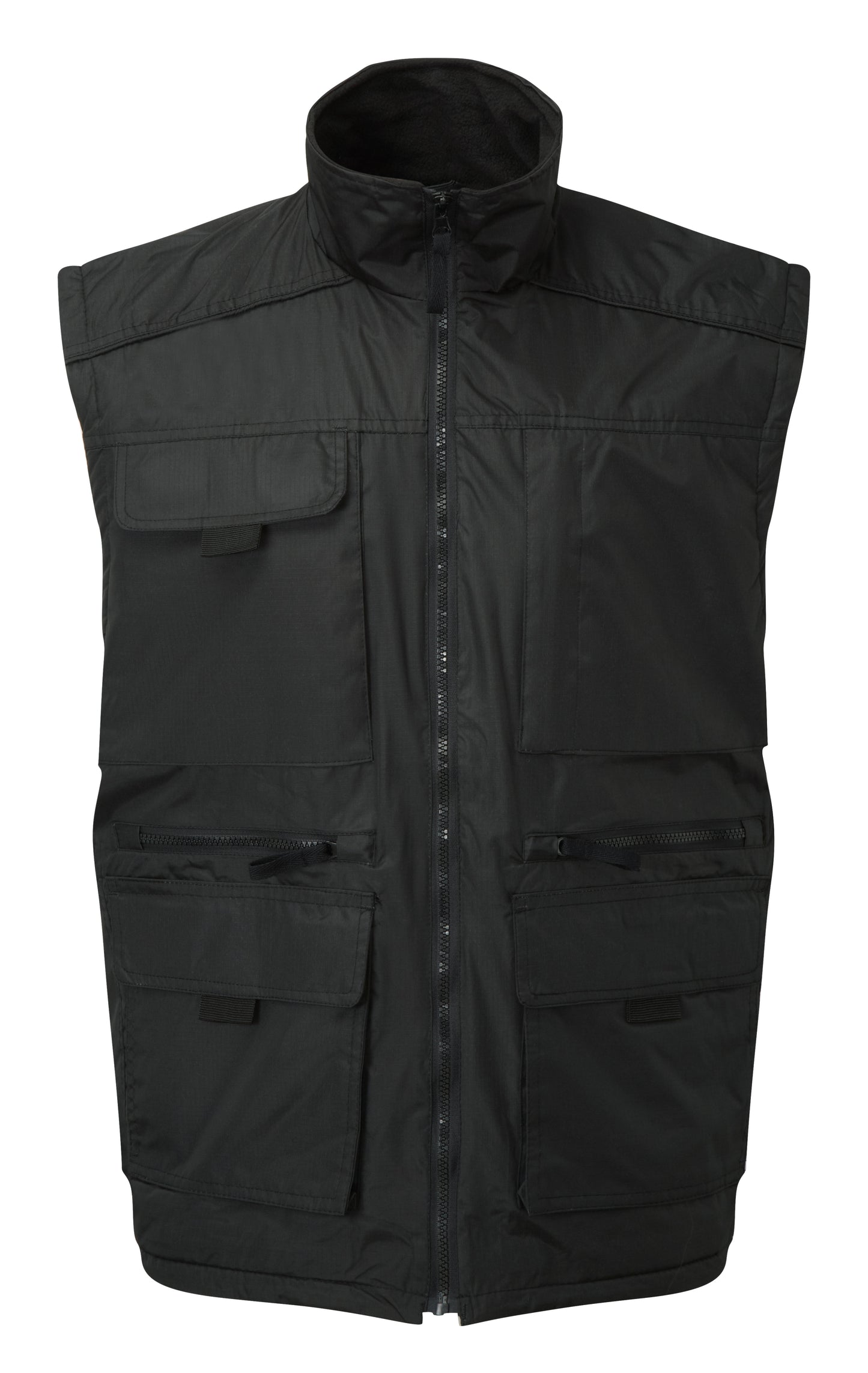 Fort Lincoln Bodywarmer in BLACK by FORT — Custom branded clothing by Print Press, featuring premium embroidery produced in our specialist print lab in the UK.