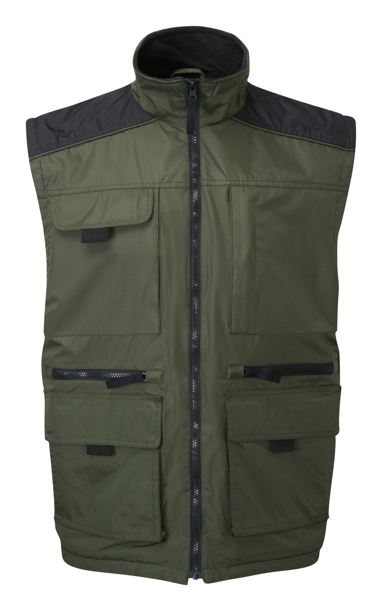 Fort Lincoln Bodywarmer in GREEN by FORT — Custom branded clothing by Print Press, featuring premium embroidery produced in our specialist print lab in the UK.