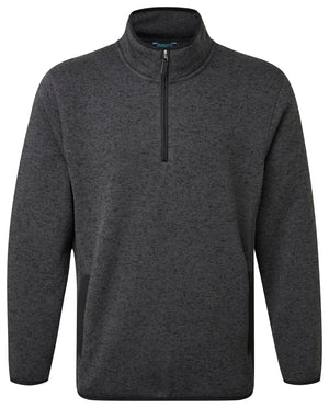 Fort Easton Pullover in GREY by FORT — Custom branded clothing by Print Press, featuring premium embroidery produced in our specialist print lab in the UK.