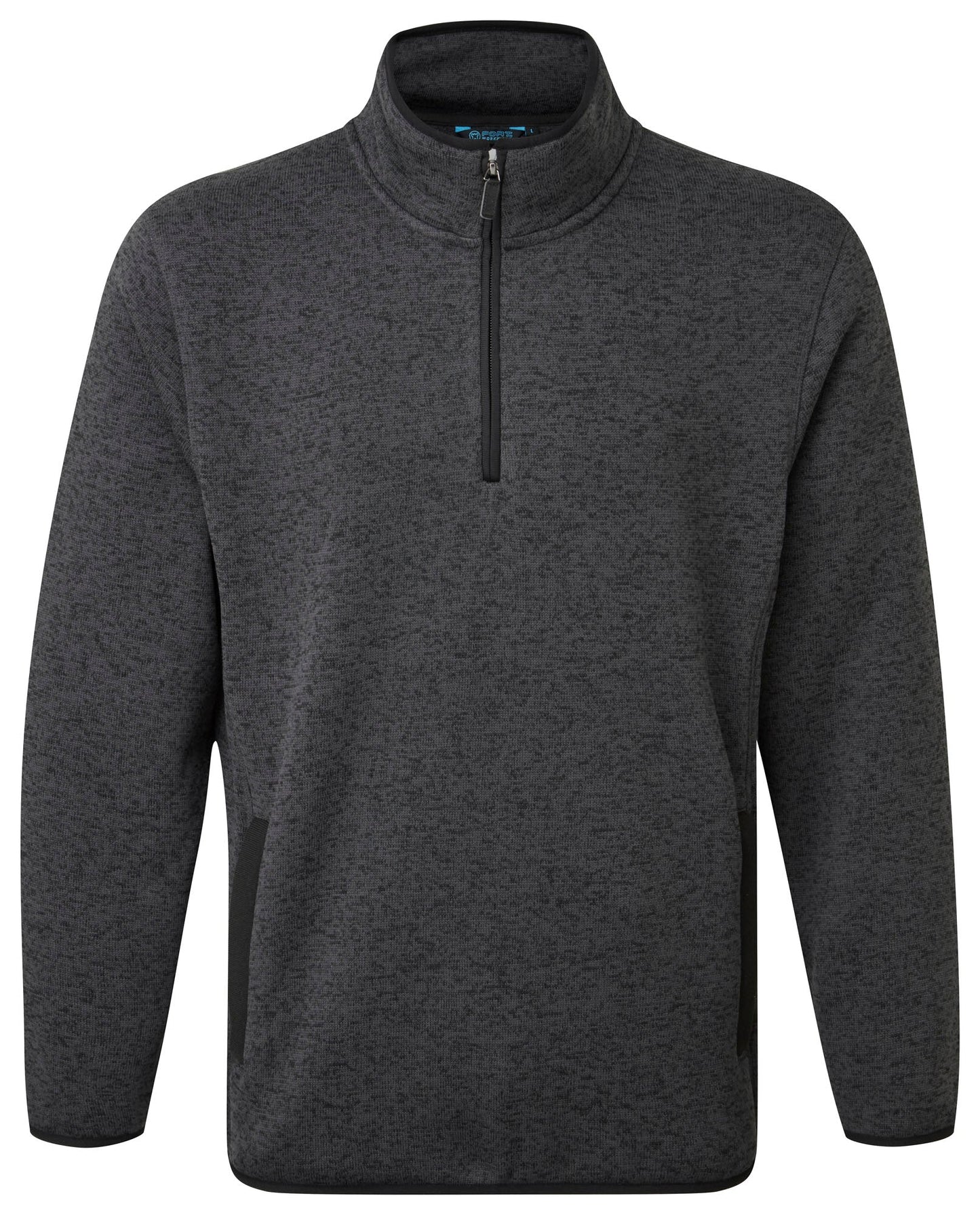 Fort Easton Pullover in GREY by FORT — Custom branded clothing by Print Press, featuring premium embroidery produced in our specialist print lab in the UK.
