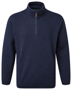 Fort Easton Pullover in NAVY BLUE by FORT — Custom branded clothing by Print Press, featuring premium embroidery produced in our specialist print lab in the UK.