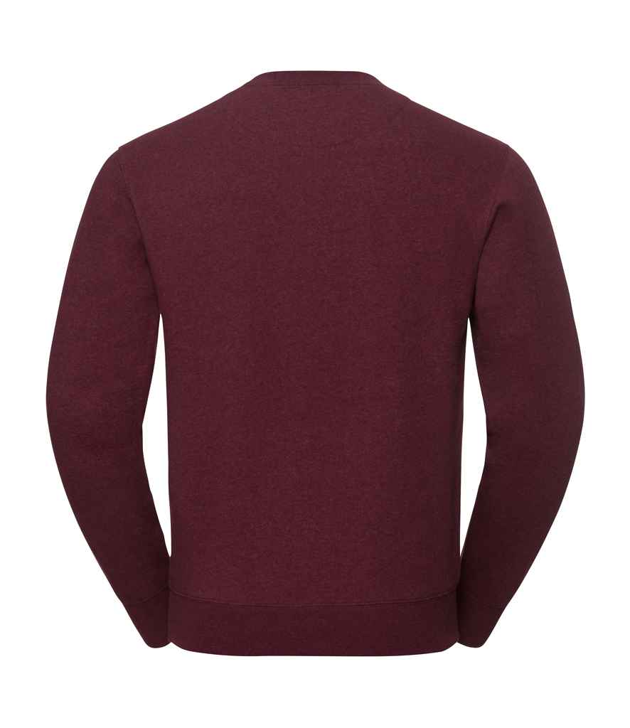Russell Authentic Melange Sweatshirt in by Russell — Custom branded clothing by Print Press, featuring premium embroidery produced in our specialist print lab in the UK.