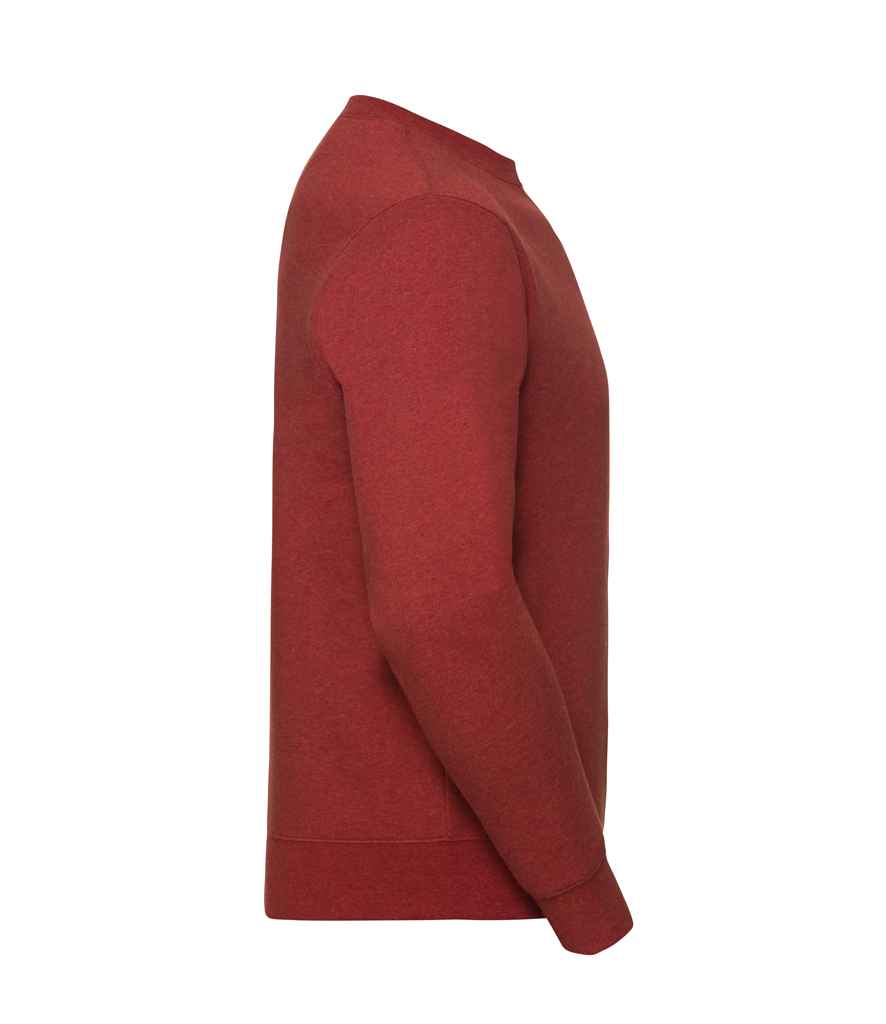 Russell Authentic Melange Sweatshirt in by Russell — Custom branded clothing by Print Press, featuring premium embroidery produced in our specialist print lab in the UK.