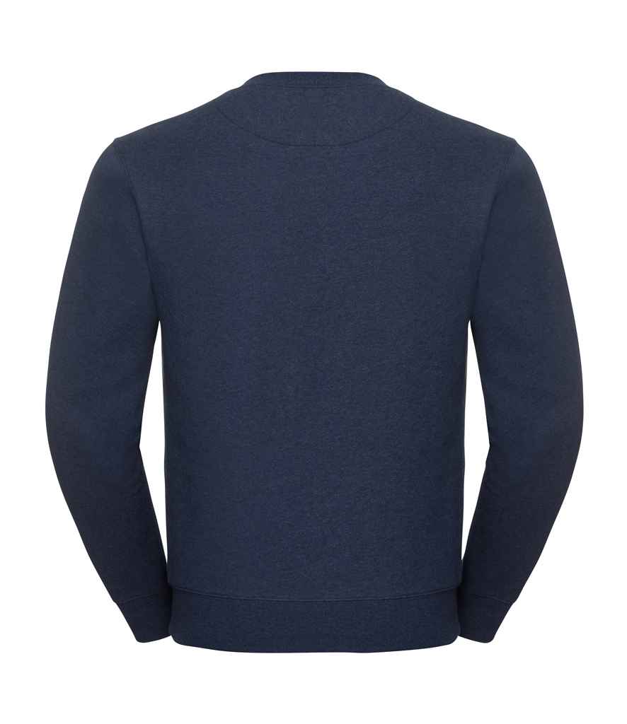 Russell Authentic Melange Sweatshirt in by Russell — Custom branded clothing by Print Press, featuring premium embroidery produced in our specialist print lab in the UK.