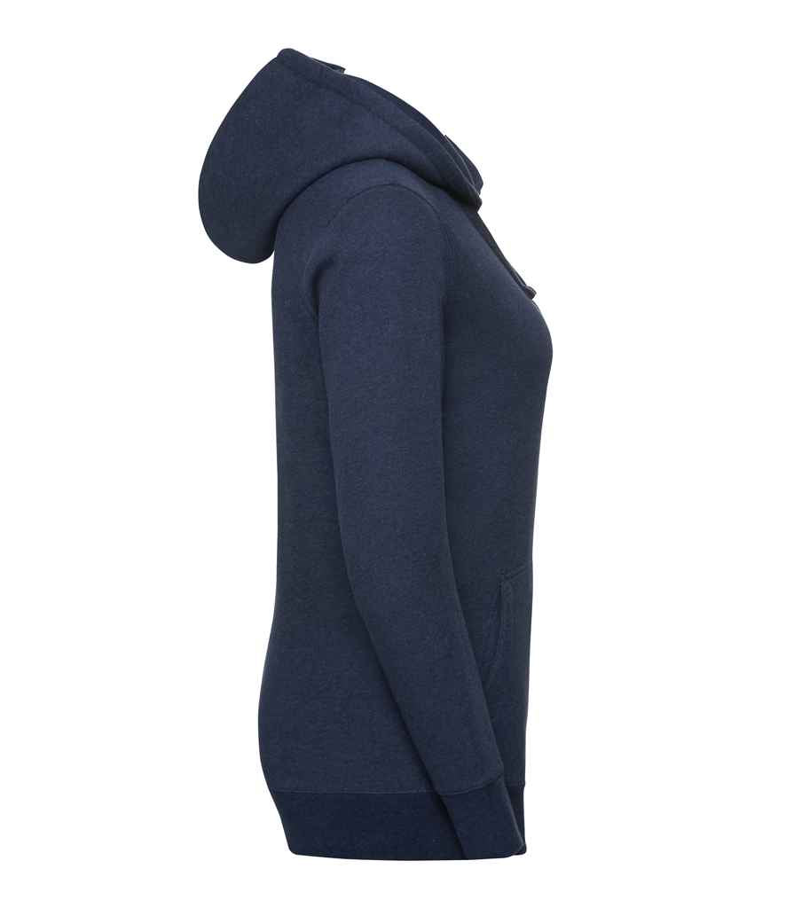 Russell Ladies Authentic Melange Hoodie in by Russell — Custom branded clothing by Print Press, featuring premium embroidery produced in our specialist print lab in the UK.