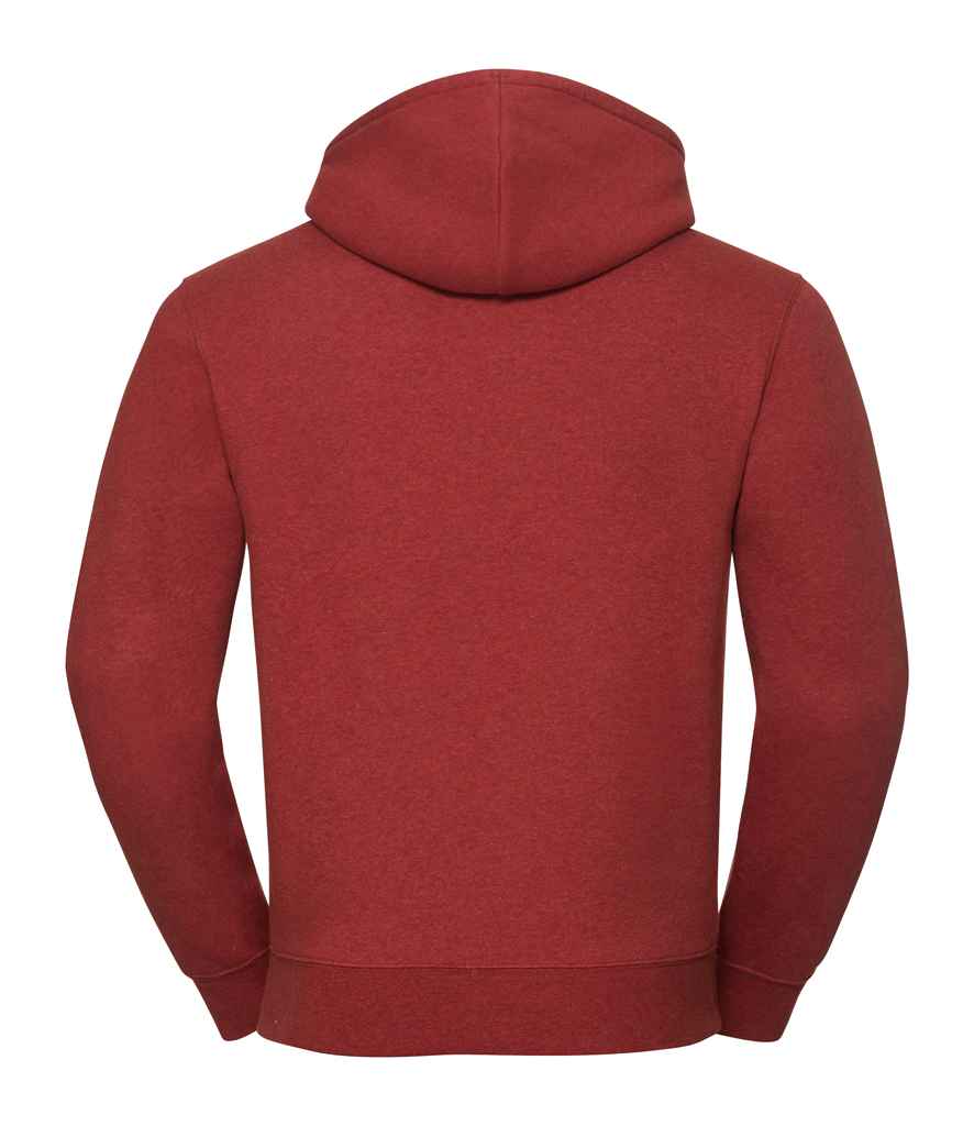 Russell Authentic Melange Hoodie in by Russell — Custom branded clothing by Print Press, featuring premium embroidery produced in our specialist print lab in the UK.