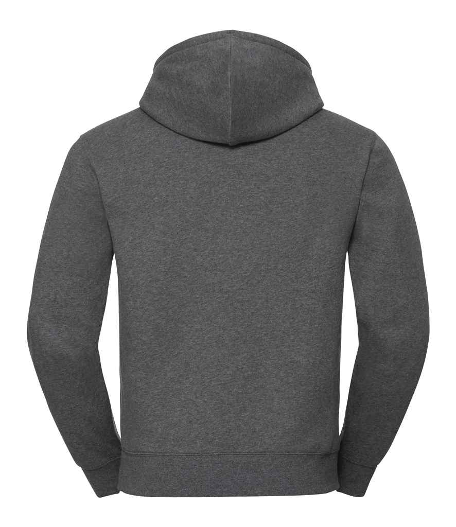 Russell Authentic Melange Hoodie in by Russell — Custom branded clothing by Print Press, featuring premium embroidery produced in our specialist print lab in the UK.