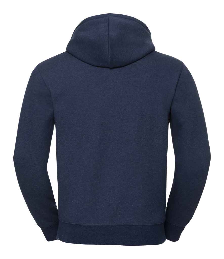 Russell Authentic Melange Hoodie in by Russell — Custom branded clothing by Print Press, featuring premium embroidery produced in our specialist print lab in the UK.