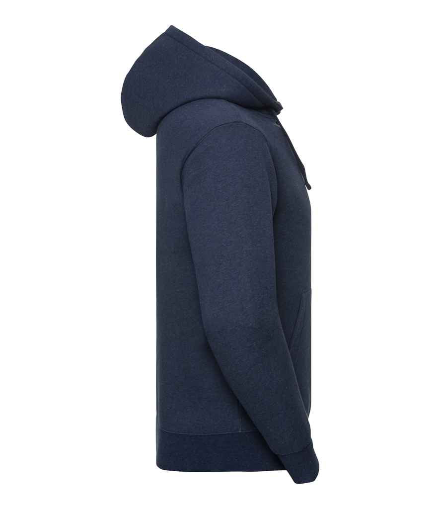 Russell Authentic Melange Hoodie in by Russell — Custom branded clothing by Print Press, featuring premium embroidery produced in our specialist print lab in the UK.