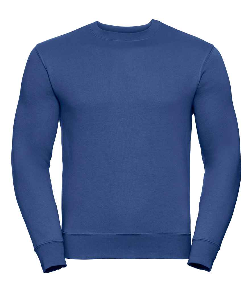 Russell Authentic Sweatshirt in Bright Royal by Russell — Custom branded clothing by Print Press, featuring premium embroidery produced in our specialist print lab in the UK.