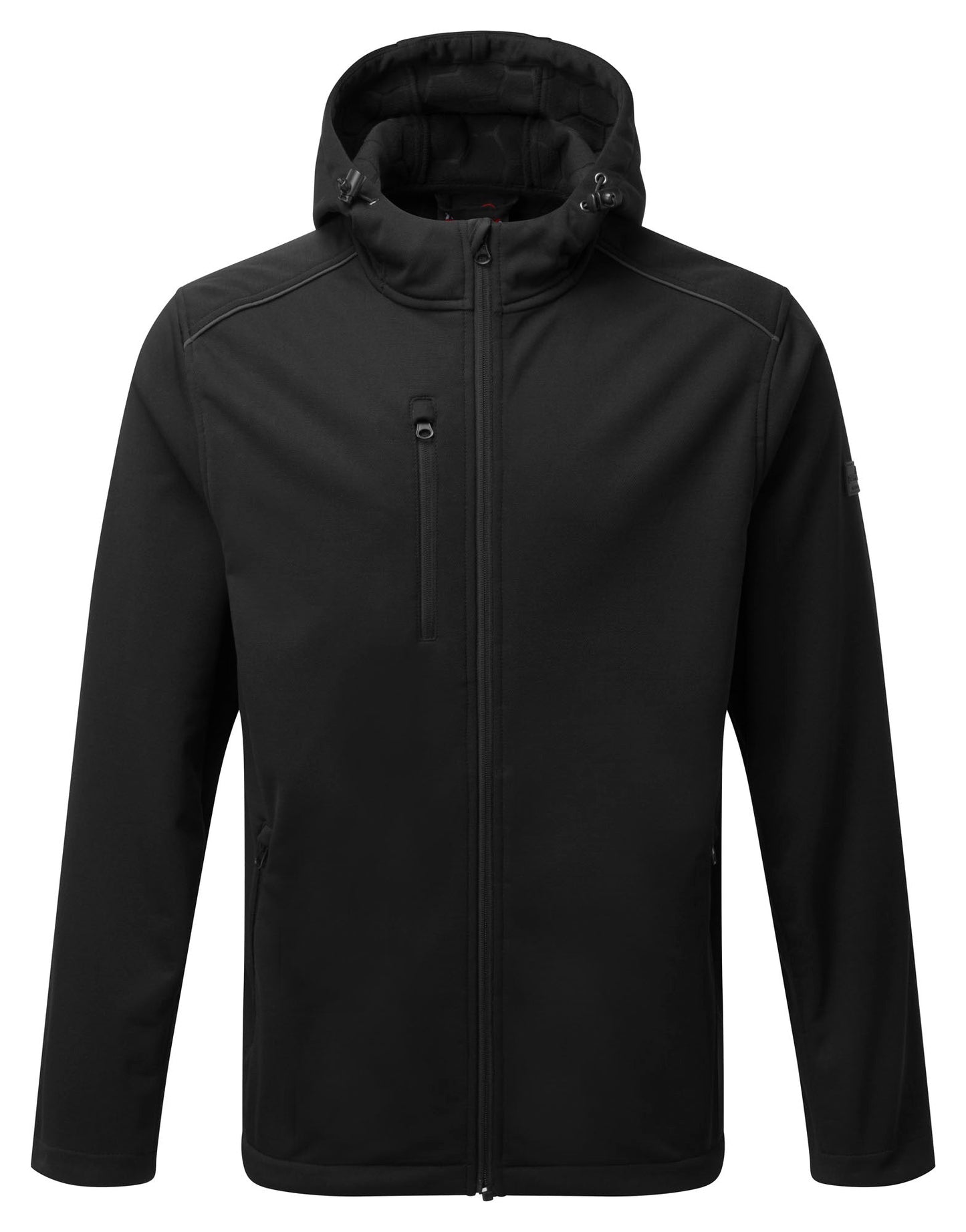 Tuffstuff Hale Jacket in BLACK by TUFFSTUFF — Custom branded clothing by Print Press, featuring premium embroidery produced in our specialist print lab in the UK.
