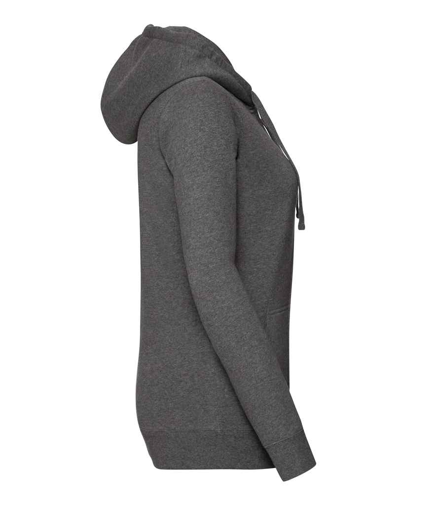 Russell Ladies Authentic Melange Zip Hoodie in by Russell — Custom branded clothing by Print Press, featuring premium embroidery produced in our specialist print lab in the UK.