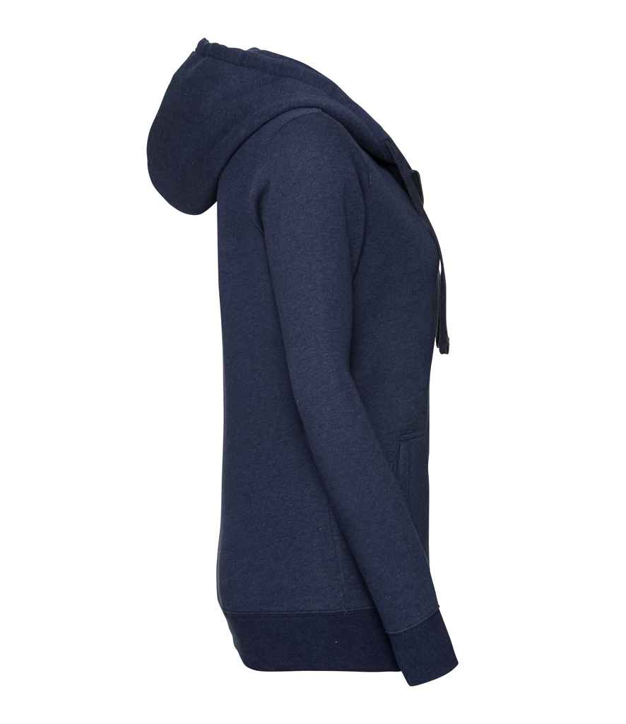 Russell Ladies Authentic Melange Zip Hoodie in by Russell — Custom branded clothing by Print Press, featuring premium embroidery produced in our specialist print lab in the UK.
