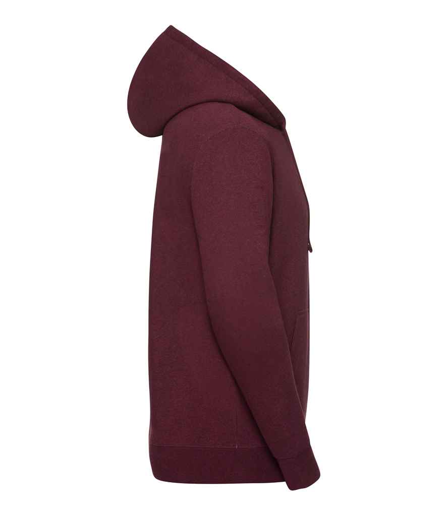Russell Authentic Melange Zip Hoodie in by Russell — Custom branded clothing by Print Press, featuring premium embroidery produced in our specialist print lab in the UK.