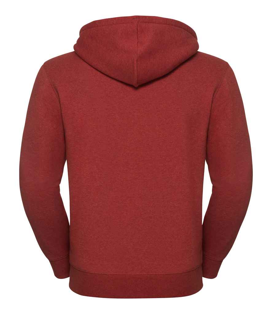 Russell Authentic Melange Zip Hoodie in by Russell — Custom branded clothing by Print Press, featuring premium embroidery produced in our specialist print lab in the UK.