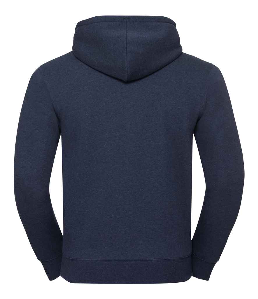 Russell Authentic Melange Zip Hoodie in by Russell — Custom branded clothing by Print Press, featuring premium embroidery produced in our specialist print lab in the UK.