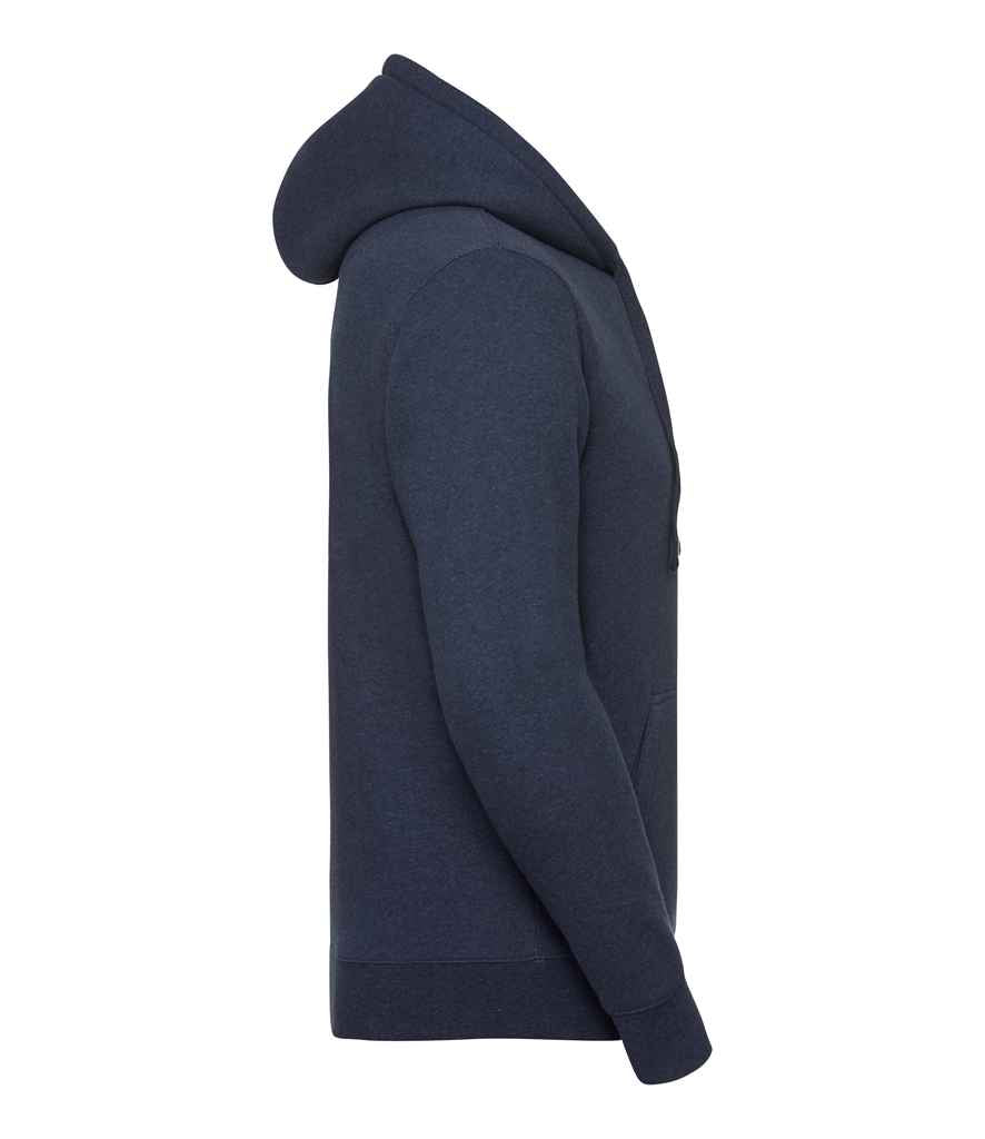 Russell Authentic Melange Zip Hoodie in by Russell — Custom branded clothing by Print Press, featuring premium embroidery produced in our specialist print lab in the UK.