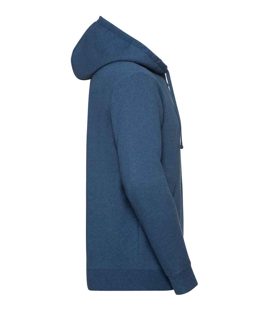 Russell Authentic Melange Zip Hoodie in by Russell — Custom branded clothing by Print Press, featuring premium embroidery produced in our specialist print lab in the UK.