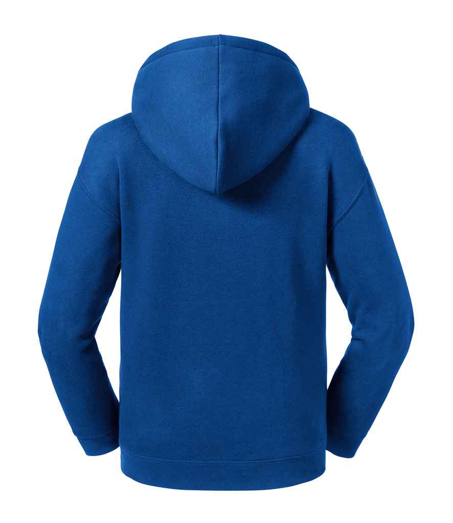 Russell Kids Authentic Hooded Sweatshirt in by Russell — Custom branded clothing by Print Press, featuring premium embroidery produced in our specialist print lab in the UK.