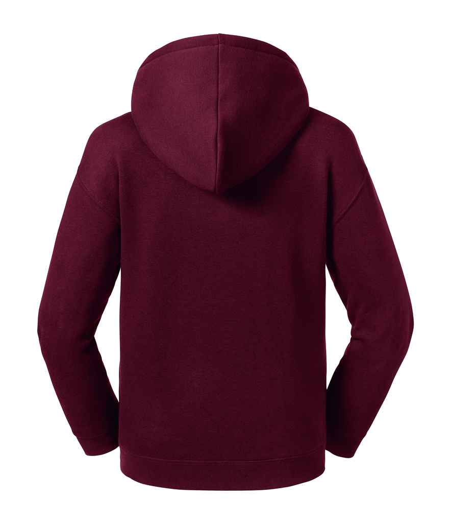 Russell Kids Authentic Hooded Sweatshirt in by Russell — Custom branded clothing by Print Press, featuring premium embroidery produced in our specialist print lab in the UK.