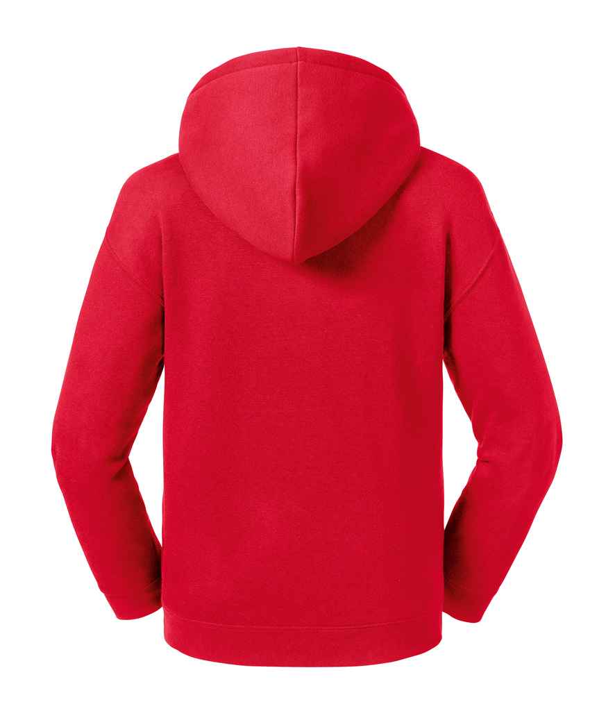 Russell Kids Authentic Hooded Sweatshirt in by Russell — Custom branded clothing by Print Press, featuring premium embroidery produced in our specialist print lab in the UK.