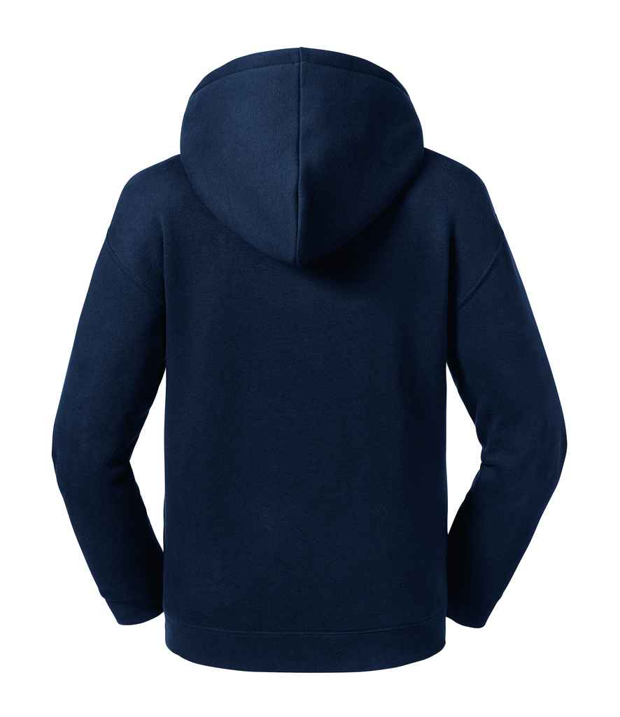 Russell Kids Authentic Hooded Sweatshirt in by Russell — Custom branded clothing by Print Press, featuring premium embroidery produced in our specialist print lab in the UK.