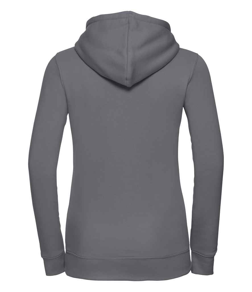 Russell Ladies Authentic Hooded Sweatshirt in by Russell — Custom branded clothing by Print Press, featuring premium embroidery produced in our specialist print lab in the UK.